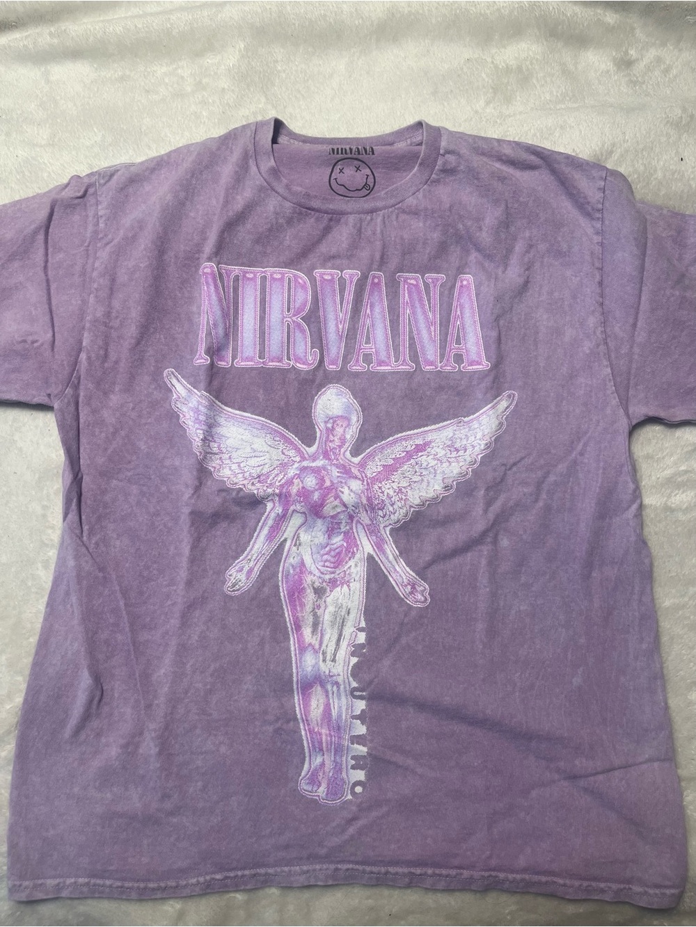 Nirvana Purple Graphic Tee